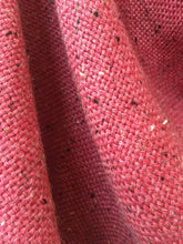 Load image into Gallery viewer, Soft Dusky Pink Tweedy Shawl/ wrap
